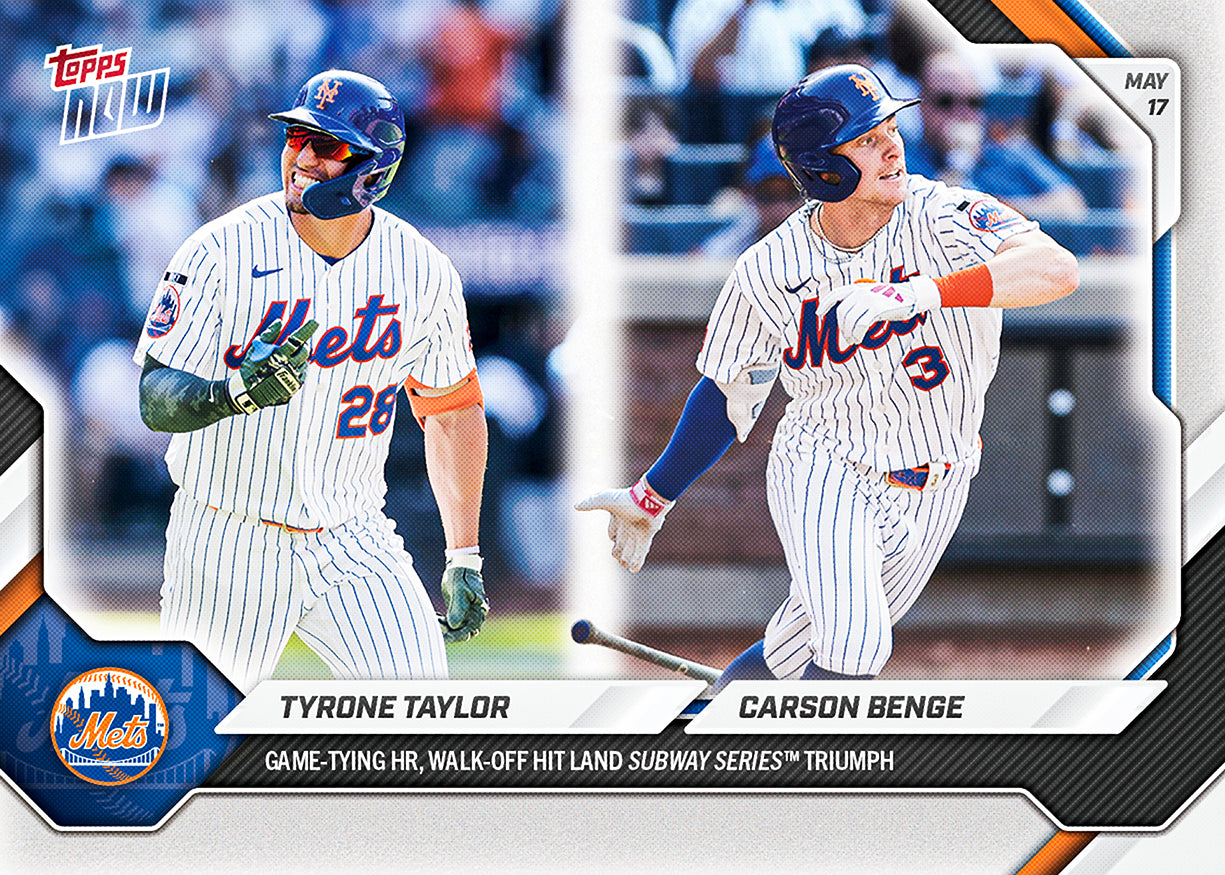 Tyrone Taylor / Carson Benge - 2026 MLB Topps NOW - Card 213 - PR: 966