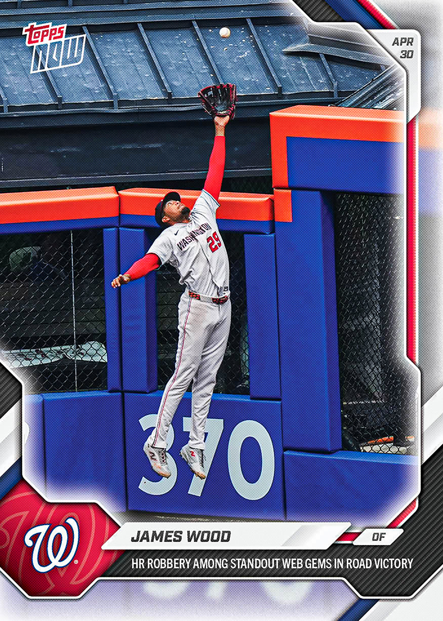 James Wood - 2026 MLB Topps NOW - Card 147 - PR: 690