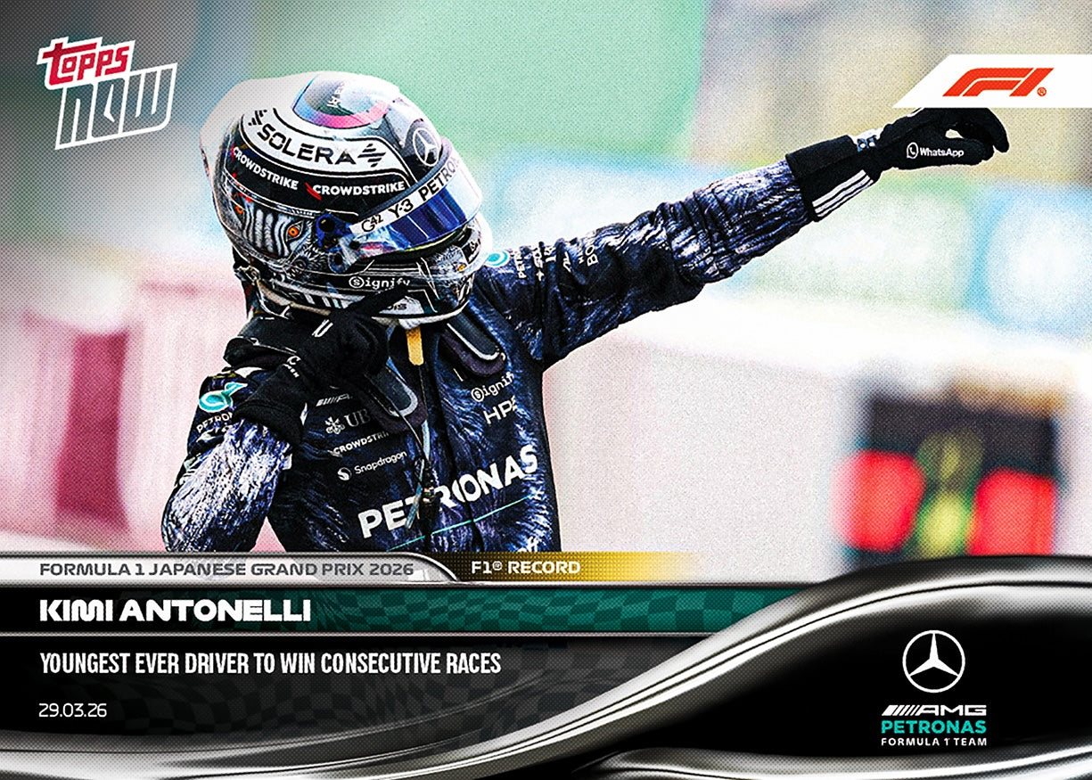 Kimi Antonelli - 2026 Formula 1 Topps NOW - Card 22 - PR: 18223 - Image 2