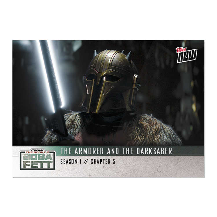 2022 Star Wars TOPPS NOW - 5-Card Pack - Book of Boba Fett Chapter 5 - PR: 1769 - Image 4