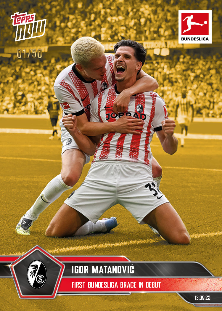Igor Matanović - 2025-26 Bundesliga Topps NOW - Card 19 - PR: 184 - Image 6