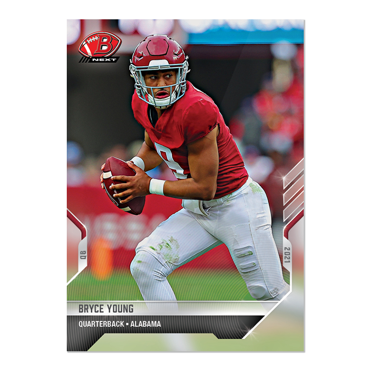 Alternative view of 2-Card Bundle - 2021 Bowman NEXT TOPPS NOW Football - Cards #3-4