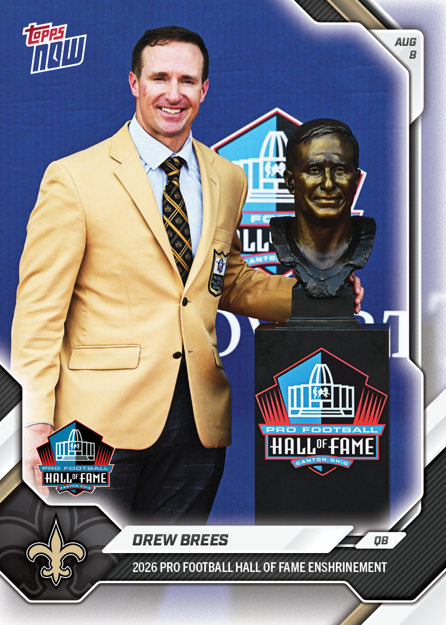 Drew Brees - 2026 NFL Topps NOW - Card OS01 - PR: 7015