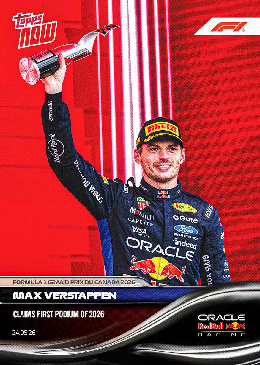 Max Verstappen - 2026 Formula 1 Topps NOW - Card 30 - PR: 3664