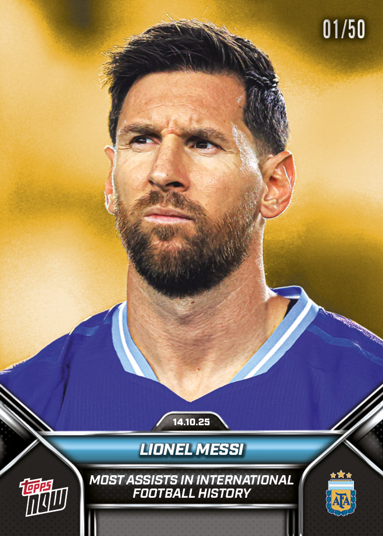 Lionel Messi - 2024-25 Argentina Topps NOW - Card 3 - PR: 8429 - Image 7