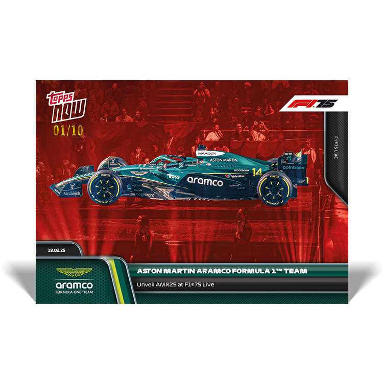 Aston Martin Aramco Formula One Team - 2025 Formula 1 Topps NOW - Card 5 - PR: 615 - Image 4