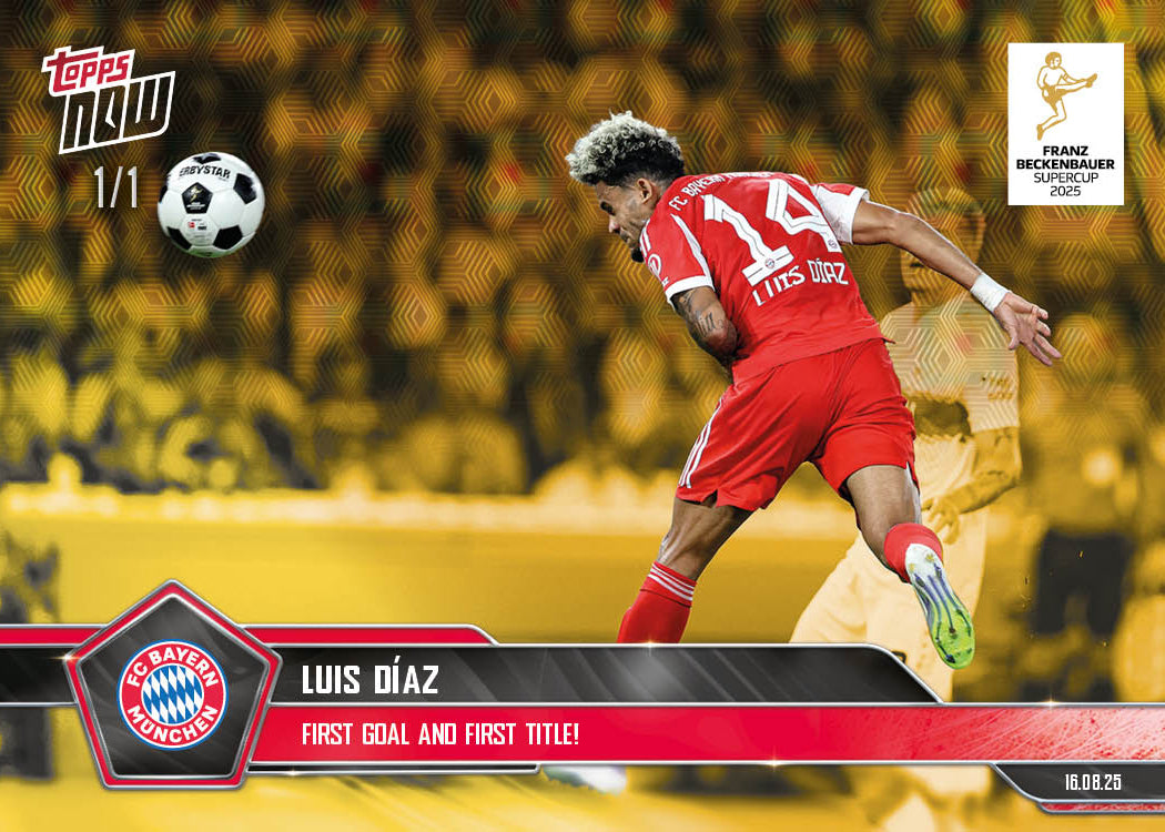 Luis Díaz - 2025-26 Bundesliga Topps NOW Card 3 - PR: 411 - Image 2