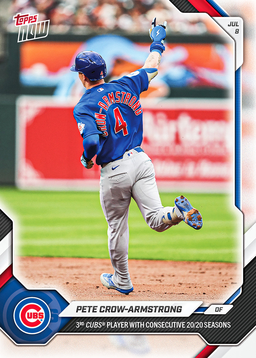 Pete Crow-Armstrong - 2026 MLB Topps NOW - Card 432 - PR: 1415