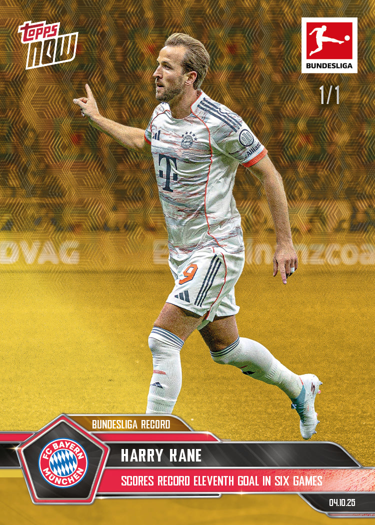 Harry Kane - 2025-26 Bundesliga Topps NOW - Card 39 - PR: 329 - Image 2