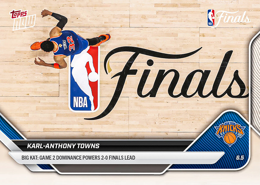 Karl-Anthony Towns - 2025-26 NBA Topps NOW - Card 332 - PR: 8020 - Image 3