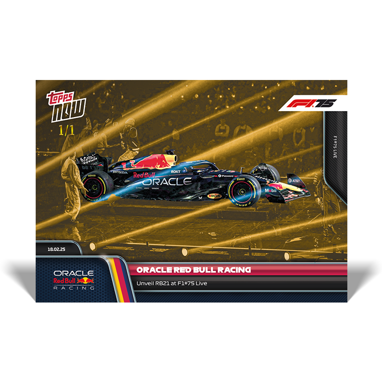 Oracle Red Bull Racing - 2025 Formula 1 Topps NOW - Card 2 - PR: 1070 - Image 3