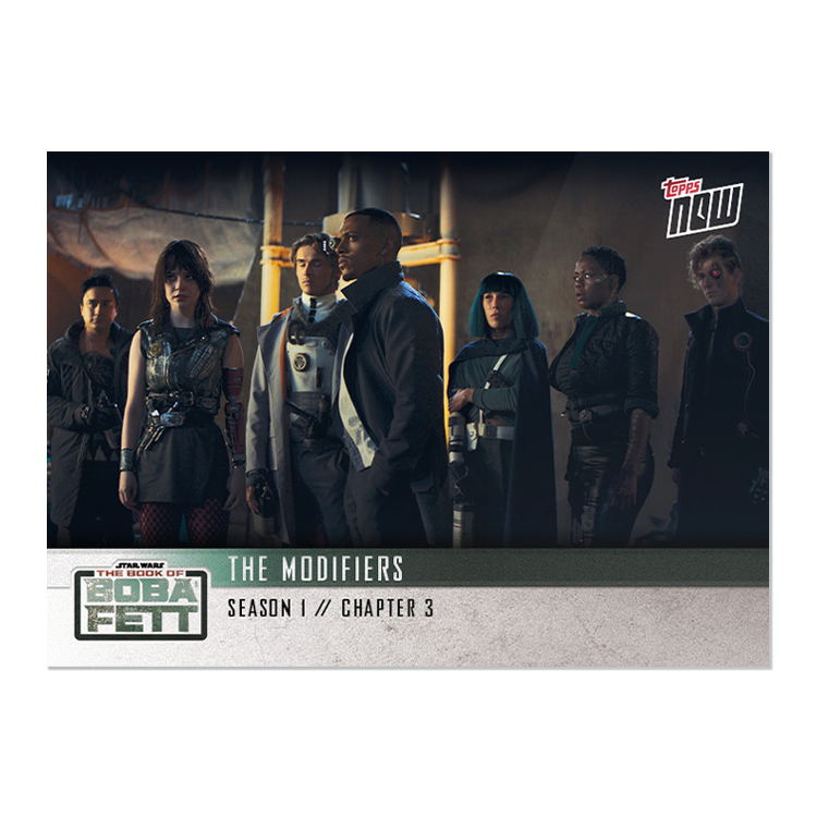 Alternative view of 2022 Star Wars TOPPS NOW - 5-Card Pack - Book of Boba Fett Chapter 3 - PR: 1510