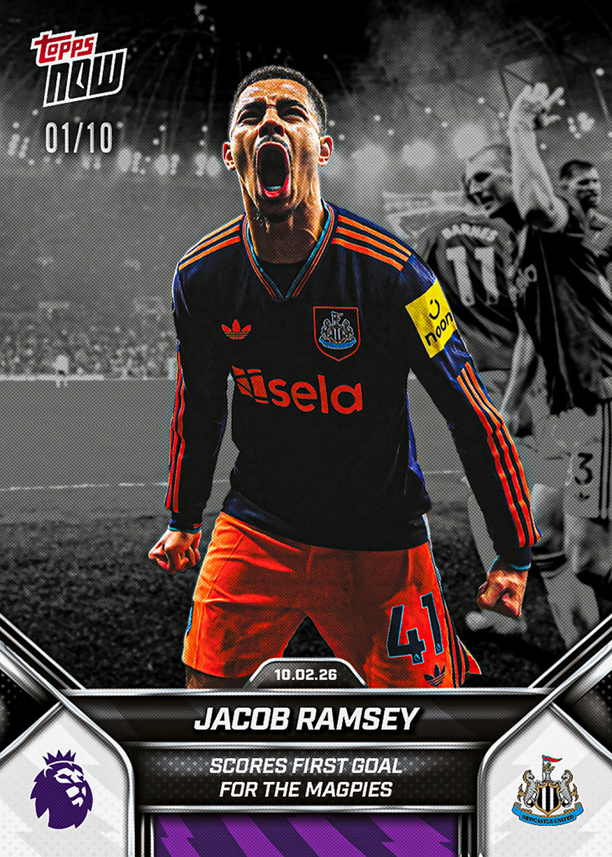 Jacob Ramsey - 2025-26 Premier League Topps NOW - Card 135 - PR: 240 - Image 4