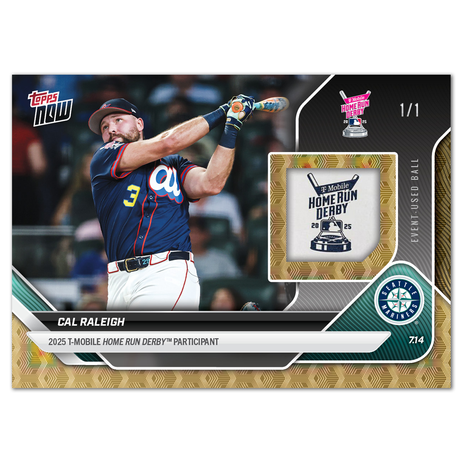 Alternative view of 2025 Home Run Derby Set - MLB Topps NOW - 9 Card Set - PR: 3816
