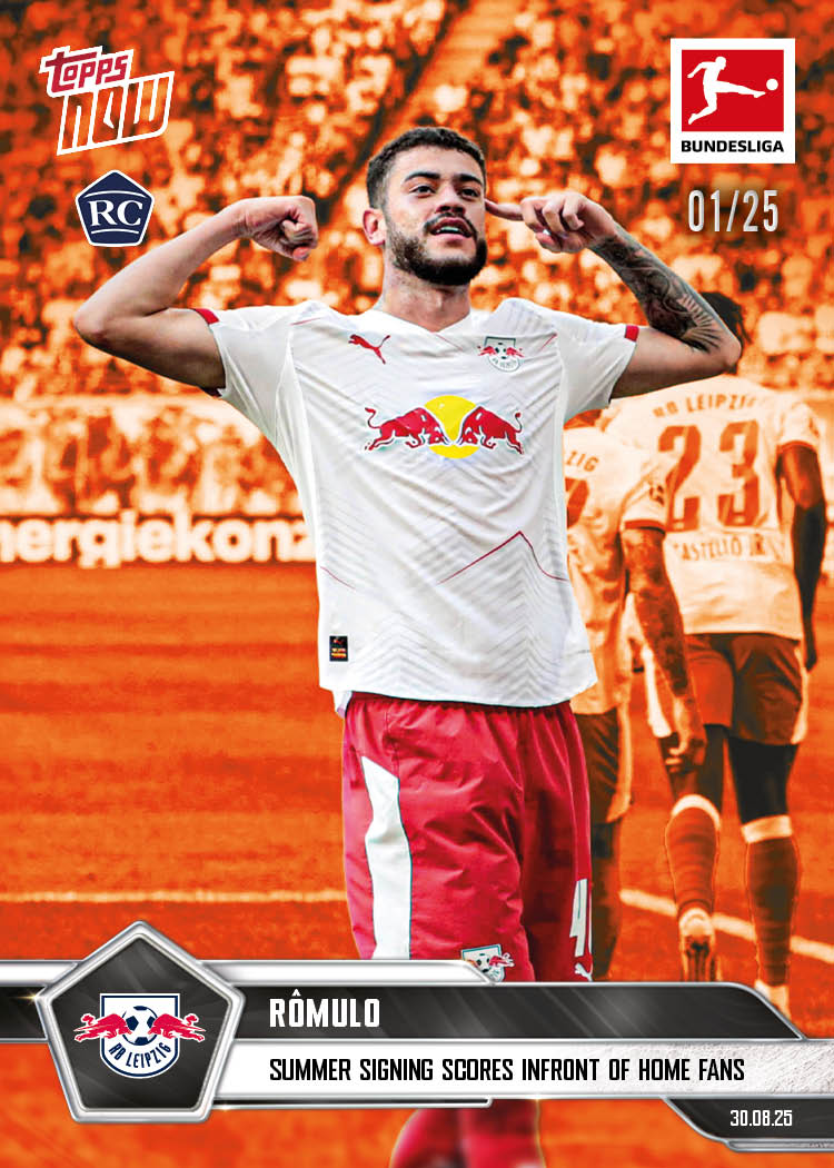 Romulo - 2025-26 Bundesliga Topps NOW - Card 14 - PR: 285 - Image 5