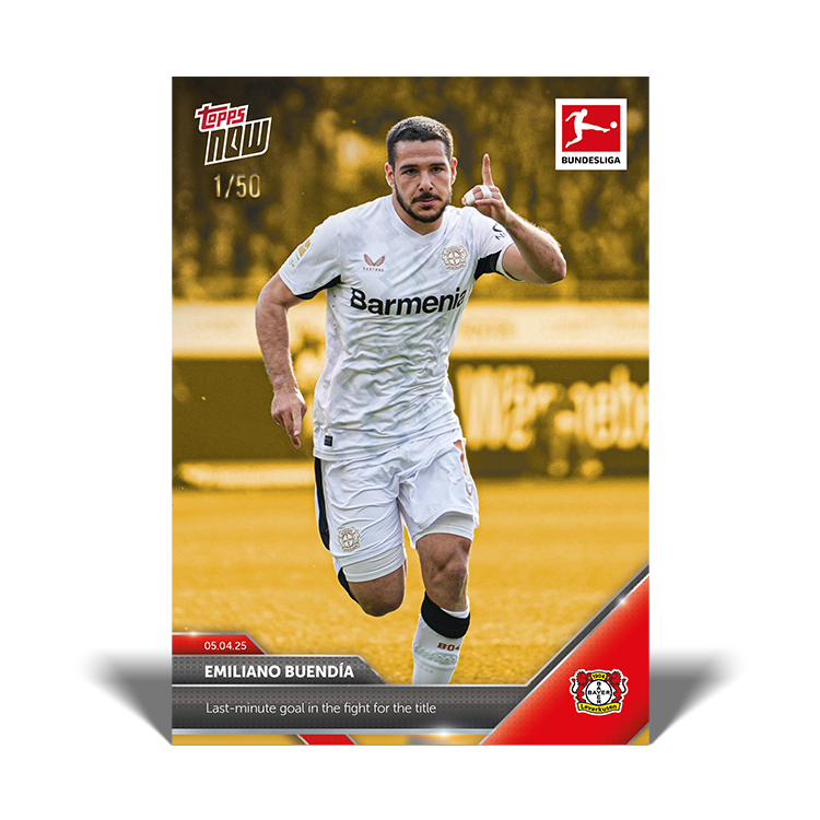 Emiliano Buendia - 2024-25 Bundesliga Topps NOW Card 155 - PR: 67 - Image 7
