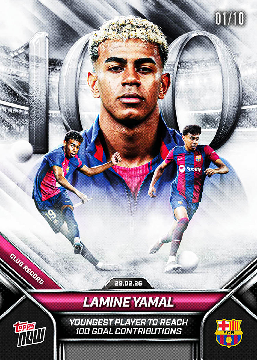 Lamine Yamal - 2026 FC Barcelona Topps NOW - Card 5 - PR: 28,970 - Image 5