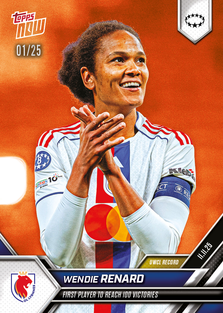 Wendie Renard - 2025-26 UWCL Topps NOW - Card 5 - PR: 155 - Image 5