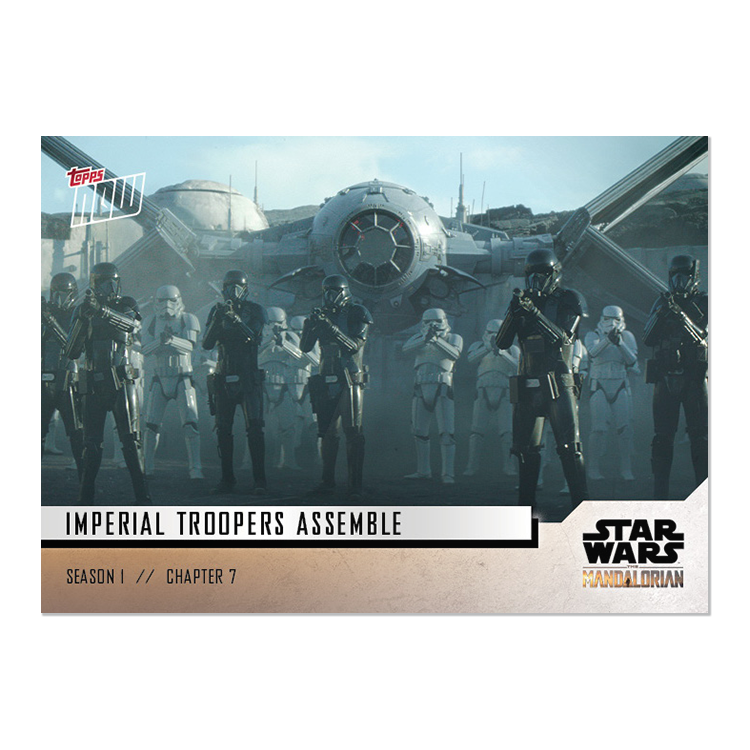 Star Wars: The Mandalorian TOPPS NOW 5-Card Pack - S1 : Chapter 7 - Print Run: 884 - Image 10