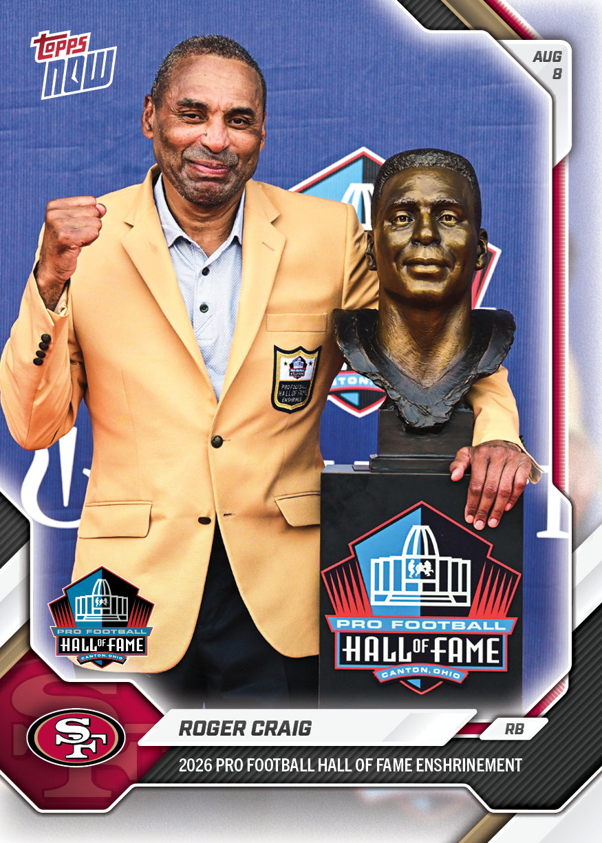 Roger Craig - 2026 NFL Topps NOW - Card OS02 - PR: 1617