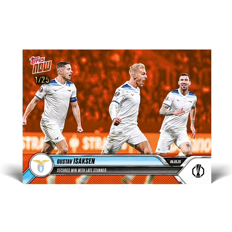Gustav Isaksen - 2024-25 UEL Topps NOW Card 20 - PR: 93 - Image 4