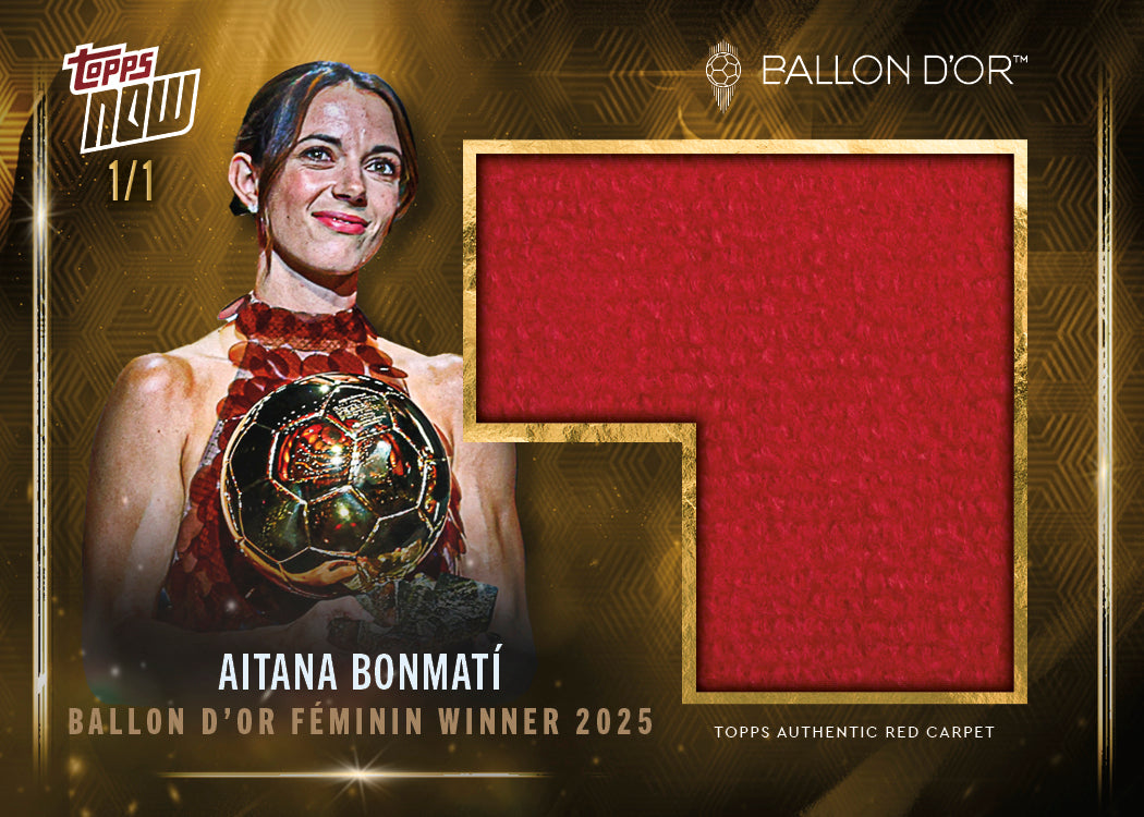 Aitana Bonmatí - 2025 Ballon d'Or Topps NOW - Card 2 - LOOK FOR RELICS & AUTO - PR: 2839 - Image 3
