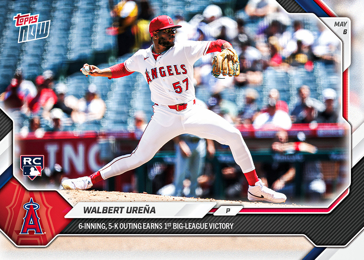 Walbert Ureña - 2026 MLB Topps NOW - Card 172 - PR: 491