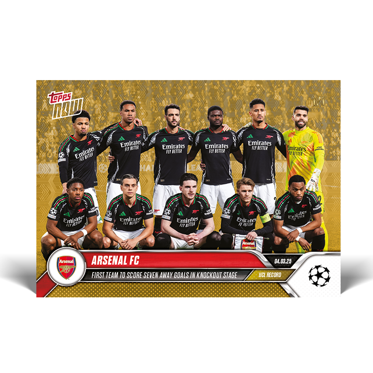 Arsenal FC - 2024-25 UCL Topps NOW Card 115 - PR: 776 - Image 6