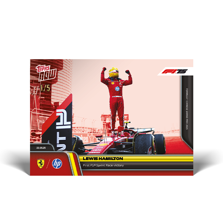 Lewis Hamilton - 2025 Formula 1 Topps NOW Card 20 - PR: 2509 - Image 4