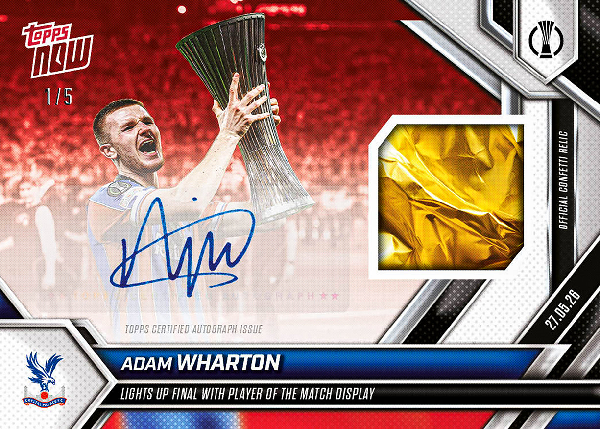 Adam Wharton - 2025-26 UECL Topps NOW - Card 14 - PR: 902 - Image 3
