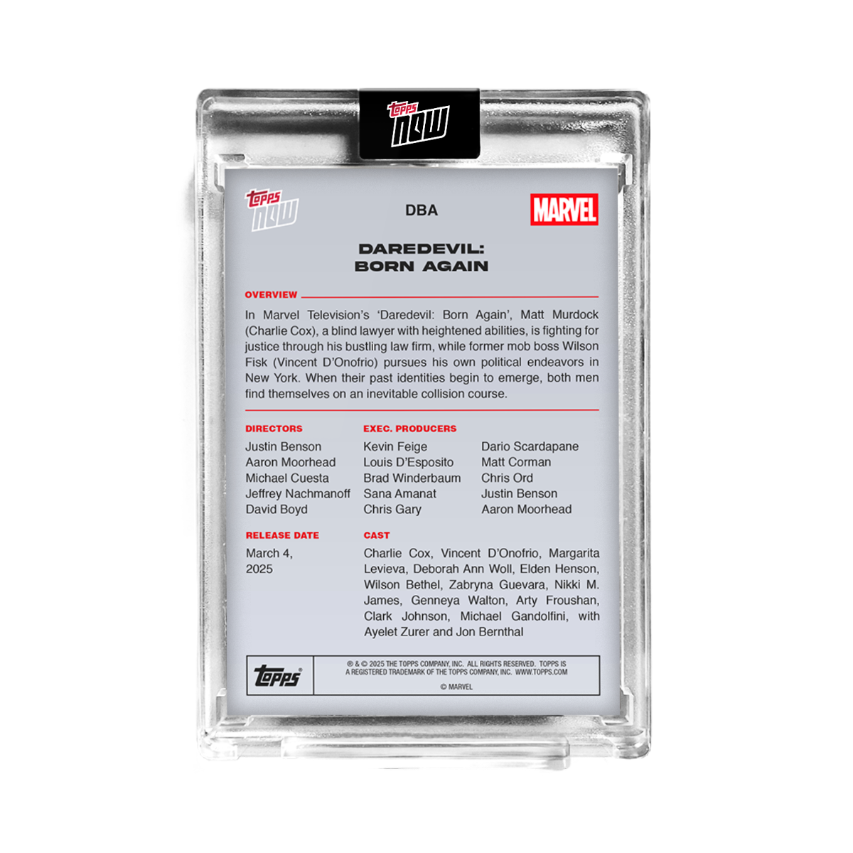 2025 Marvel Topps NOW Daredevil: Born Again - PR: 9019 - Image 5