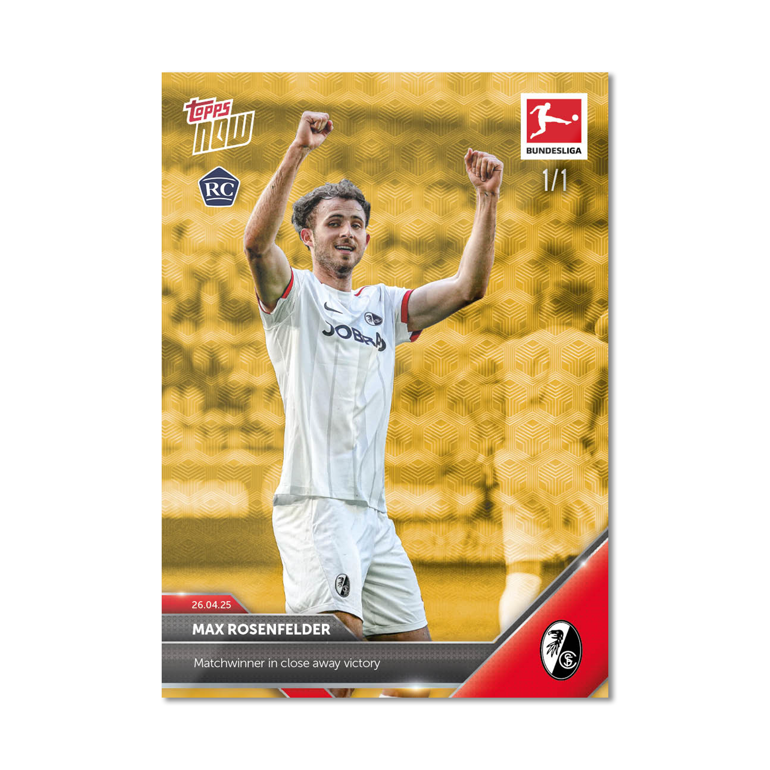 Max Rosenfelder - 2024-25 Bundesliga Topps NOW Card 172 - PR: 129 - Image 2