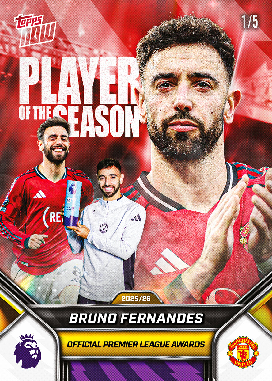 Bruno Fernandes - 2025-26 Premier League Topps NOW - Card 210 - PR: 3606 - Image 4