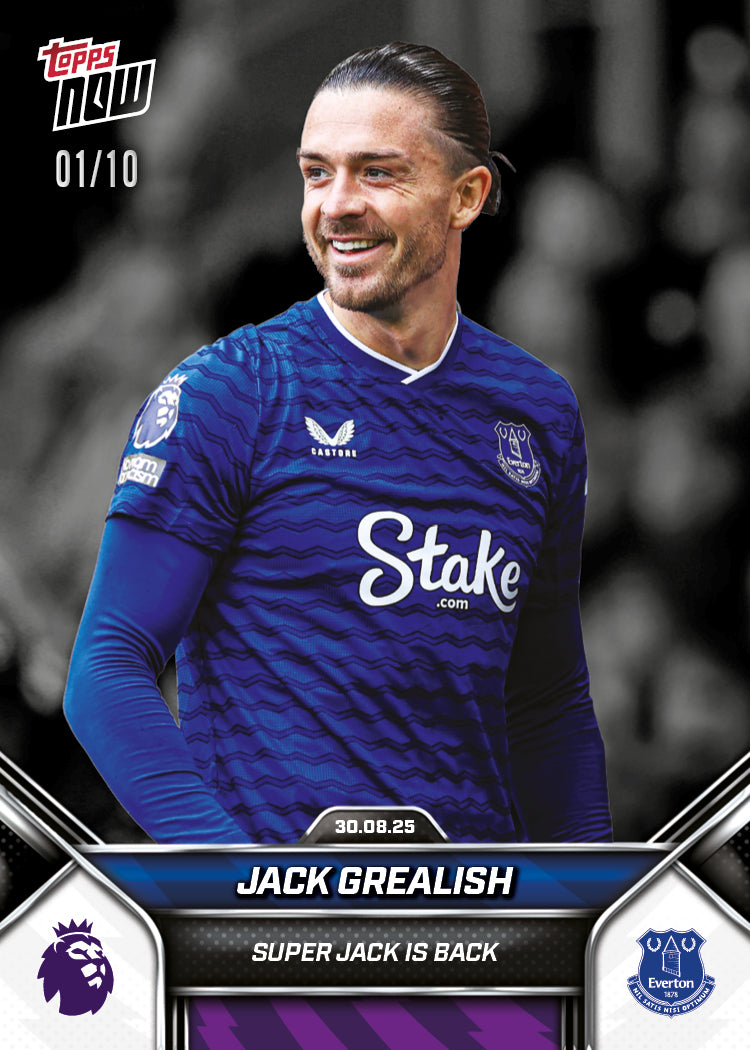 Jack Grealish - 2025-26 Premier League Topps NOW - Card 12 - PR: 675 - Image 4