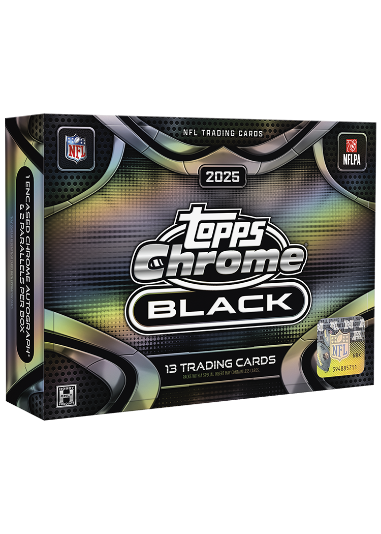 2025 Topps Chrome Black Football - Hobby Box