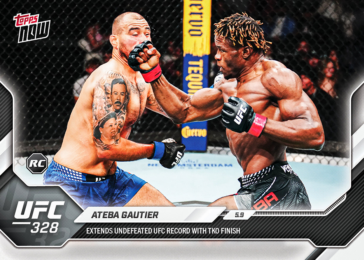 Ateba Gautier - 2026 UFC Topps NOW - Card 17 - PR: 1399