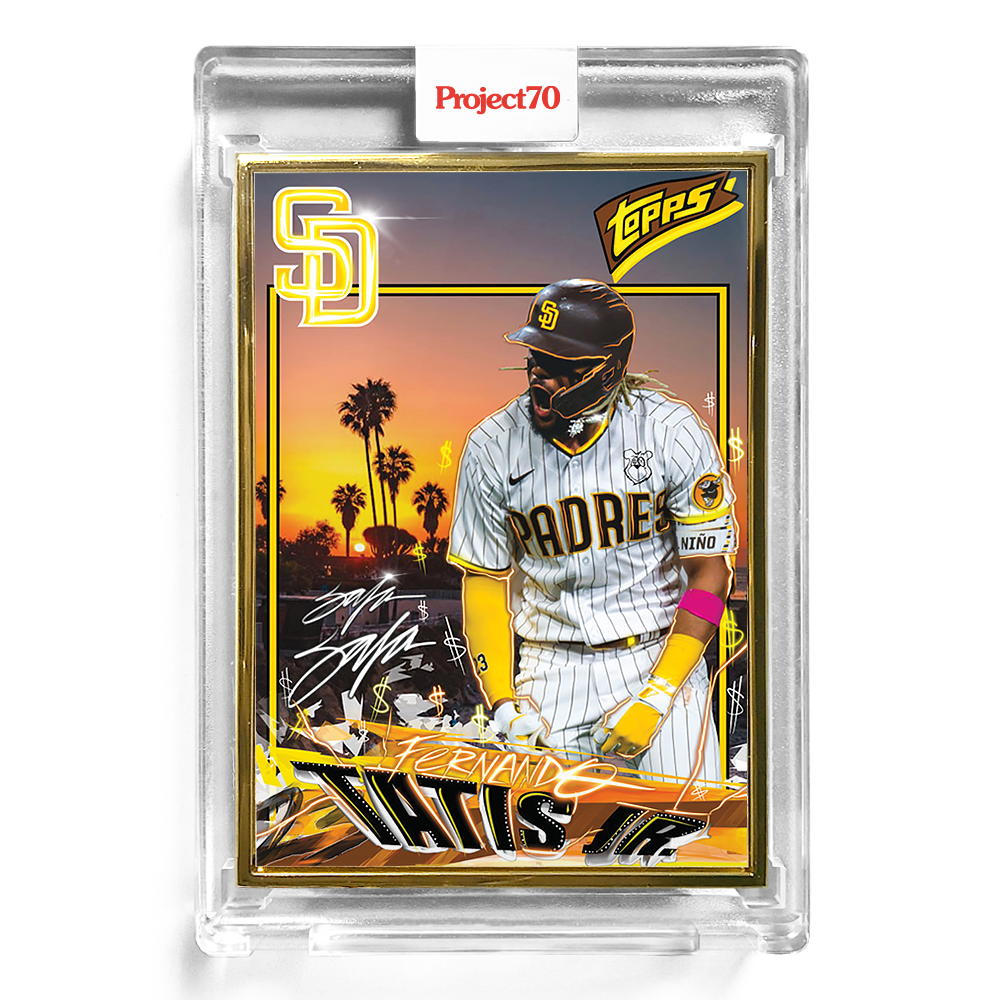 Alternative view of Topps Project70 Card 135 - 1977 Fernando Tatis Jr. by King Saladeen - Print Run: 7076