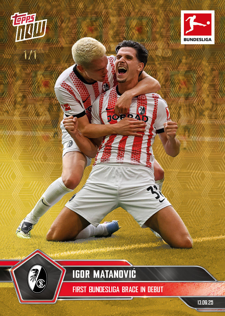 Igor Matanović - 2025-26 Bundesliga Topps NOW - Card 19 - PR: 184 - Image 2