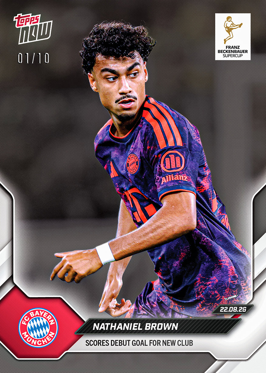 Nathaniel Brown - 2026-27 Bundesliga Topps NOW - Card 2 - PR: 1147 - Image 5