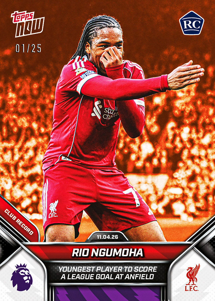 Rio Ngumoha - 2025-26 Premier League Topps NOW - Card 167 - PR: 5130 - Image 5