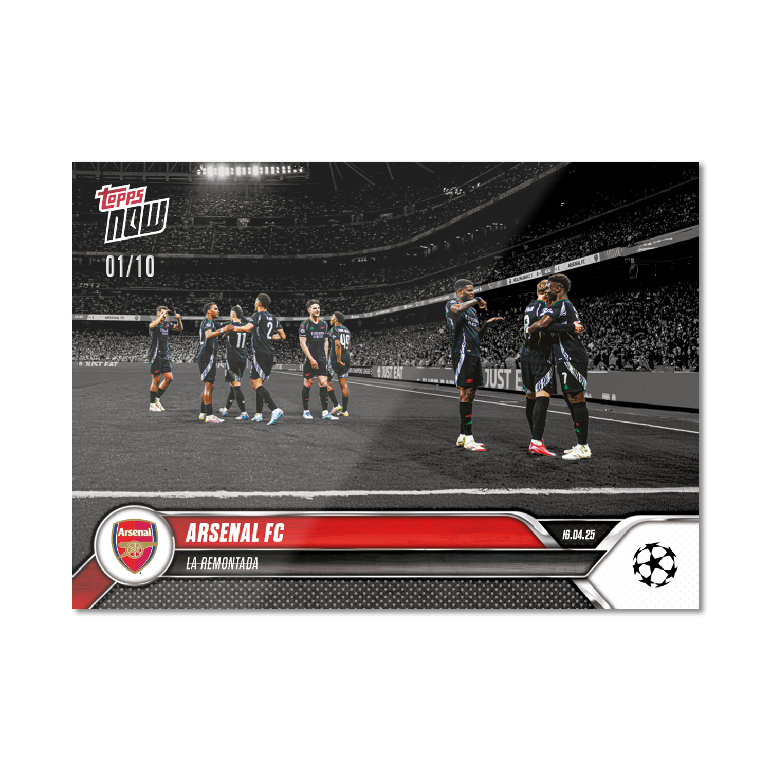 Arsenal FC - 2024-25 UCL Topps NOW - Card 143 - PR: 641 - Image 4