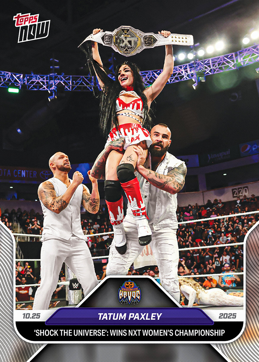 Tatum Paxley - 2025 WWE Topps NOW - Card 117 - PR: 1150