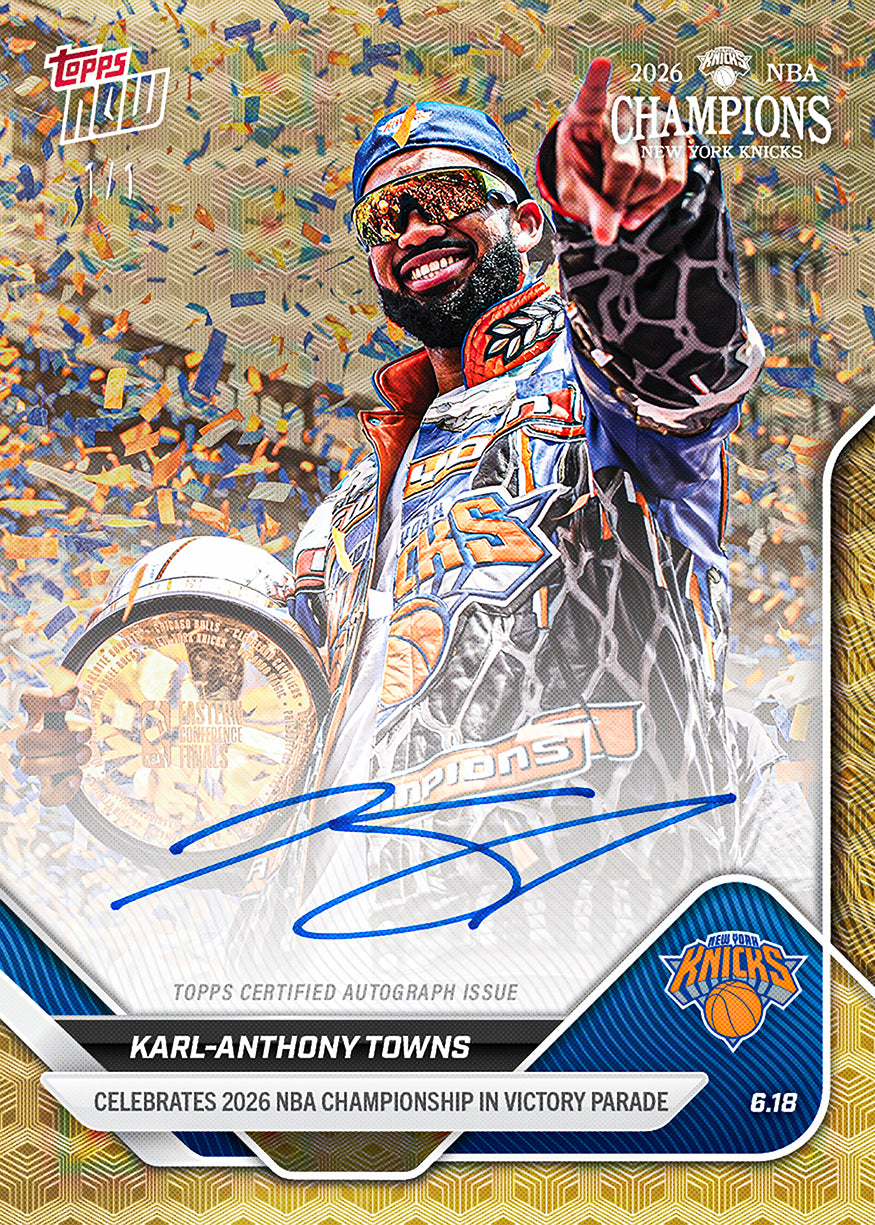 Karl-Anthony Towns - 2025-26 NBA Topps NOW - Card OS02 - PR: 14197 - Image 2