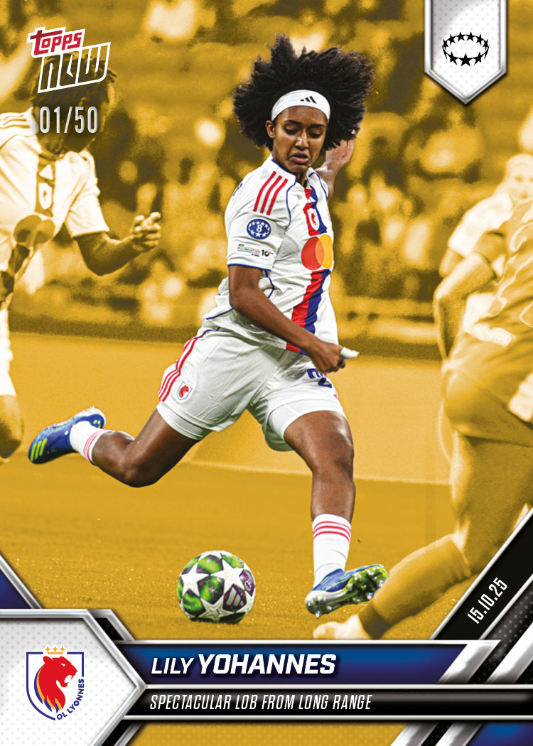 Lily Yohannes - 2025-26 UWCL Topps NOW - Card 4 - PR: 365 - Image 6