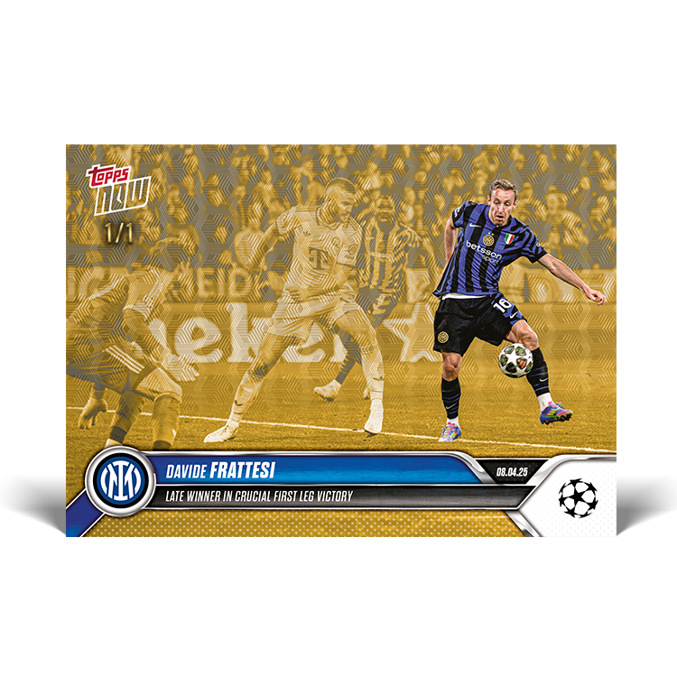 Davide Frattesi - 2024-25 UCL Topps NOW - Card 133 - PR: 115 - Image 2