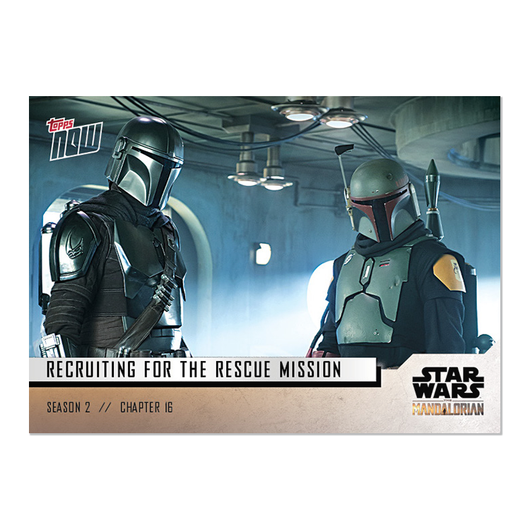Alternative view of 2020 Star Wars: The Mandalorian TOPPS NOW 5-Card Pack - S2 : Chapter 16 - Print Run: 2172