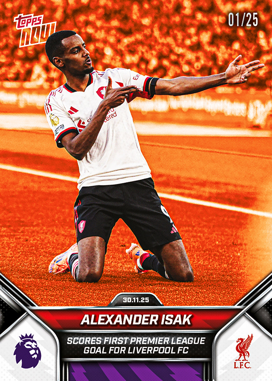 Alexander Isak - 2025-26 Premier League Topps NOW - Card 67 - PR: 863 - Image 5