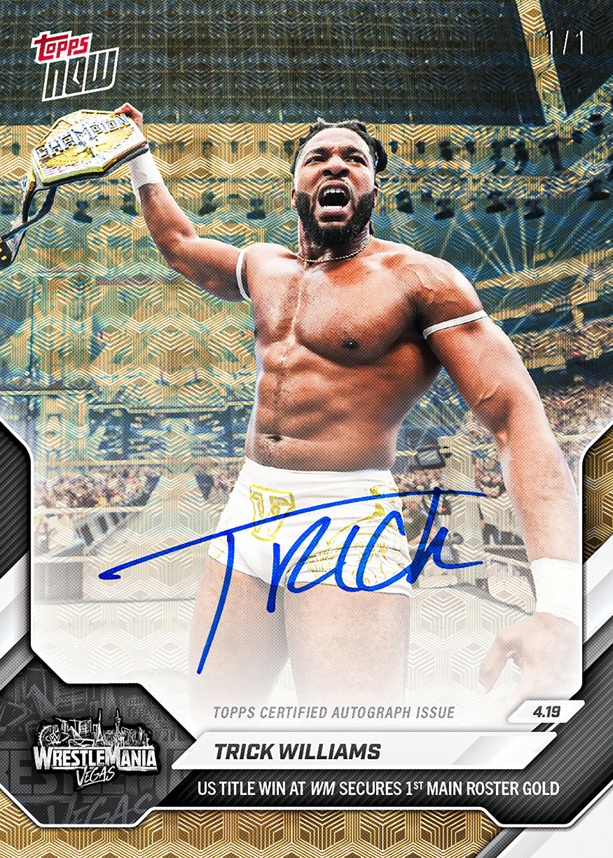 Trick Williams - 2026 WWE Topps NOW - Card 47 - PR: 1717 - Image 2