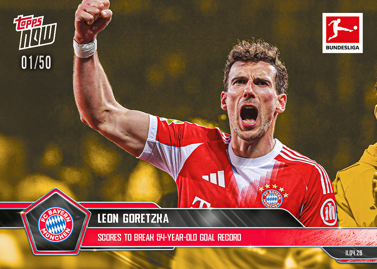 Leon Goretzka - 2025-26 Bundesliga Topps NOW - Card 167 - PR: 491 - Image 6