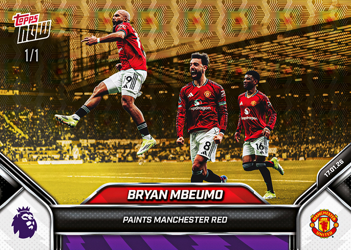 Bryan Mbeumo - 2025-26 Premier League Topps NOW - Card 108 - PR: 1554 - Image 2